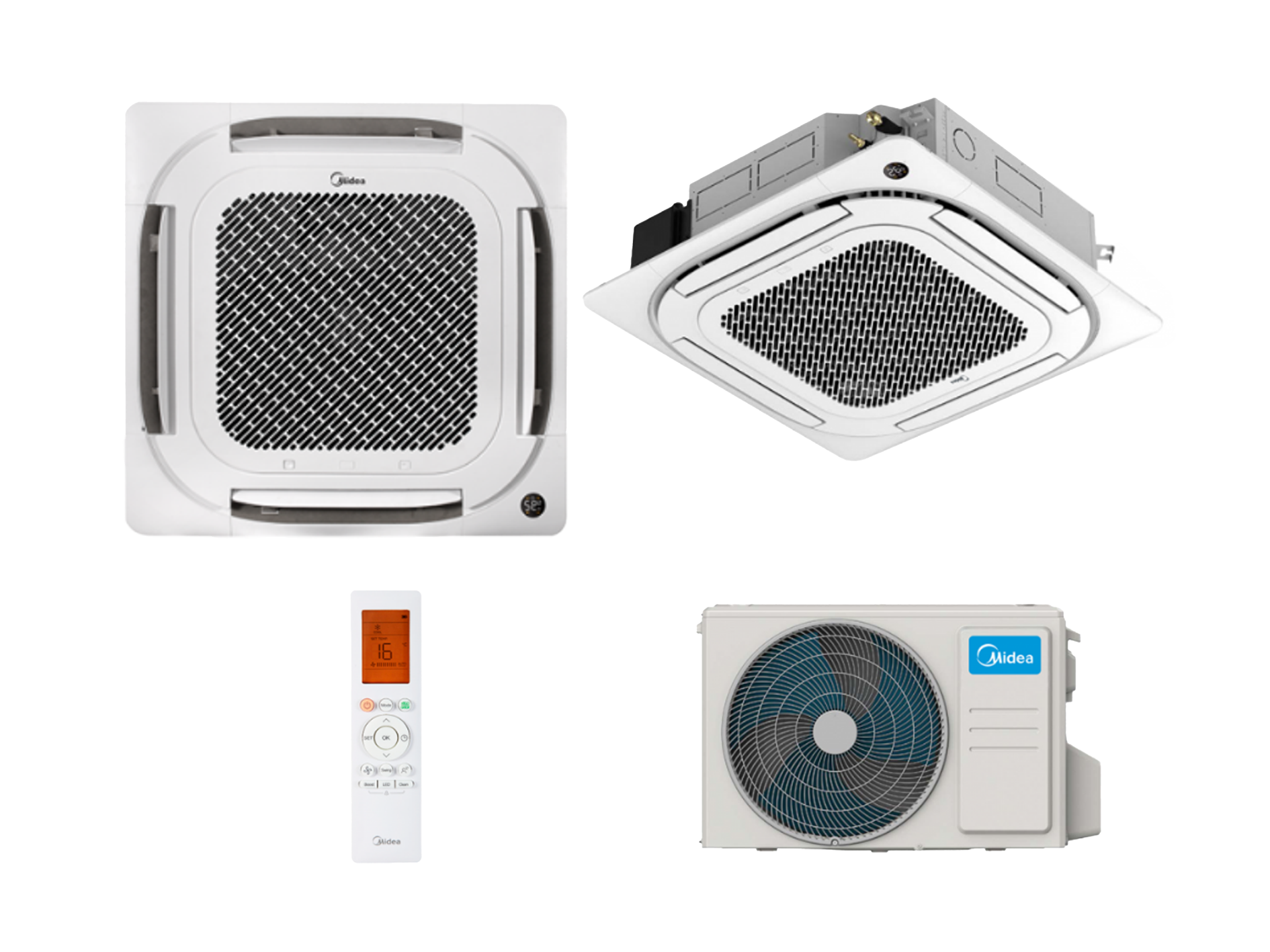 Aire Acondicionado Cassette Super Slim Midea